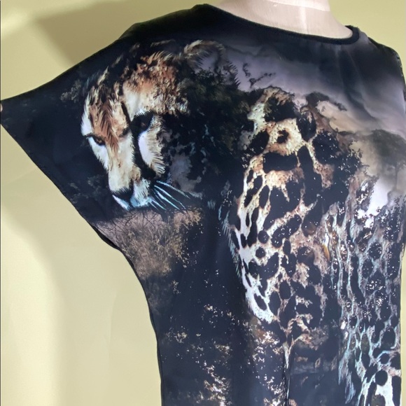 Leopard Print Blouse - Picture 1 of 6